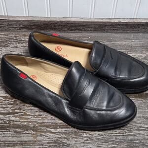 Marc Joseph Women's Black Leather Bryant Park Comfort Loafer Size 7.5
